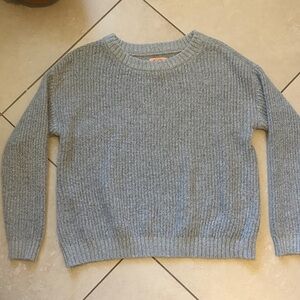 EVRI Light Gray Women's Crew Neck Sweater